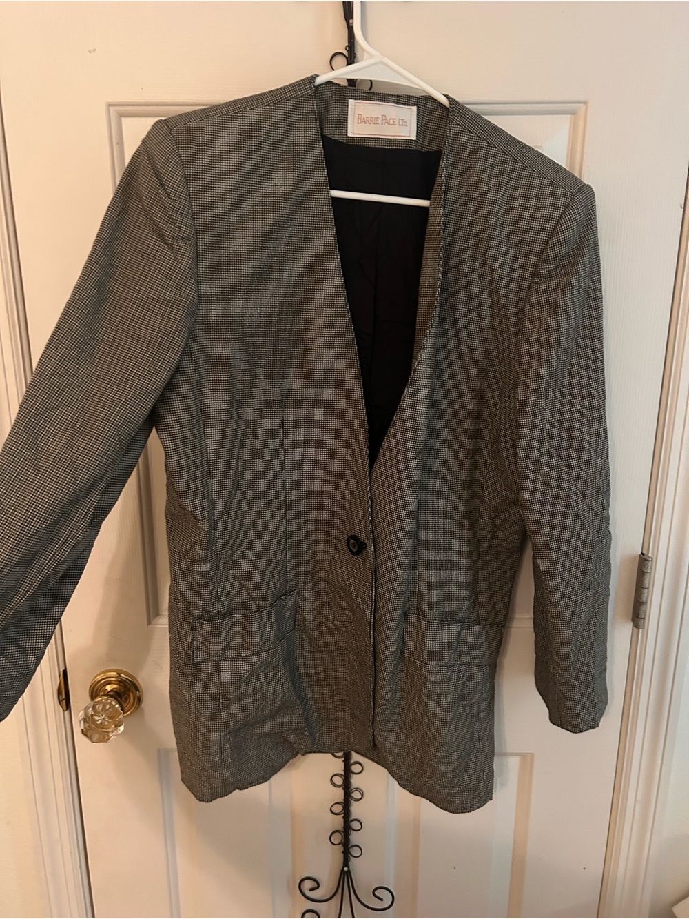 Women’s Gray Blazer Jacket